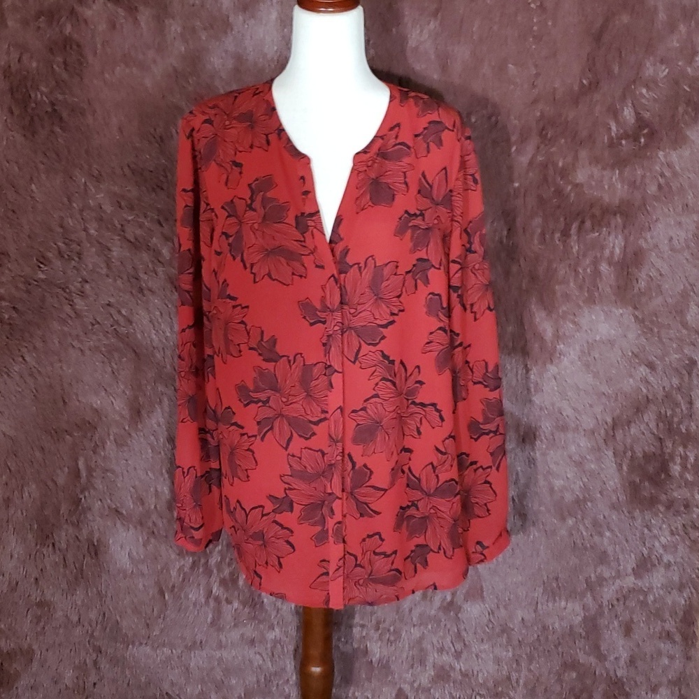Coldwater Creek Floral Blouse